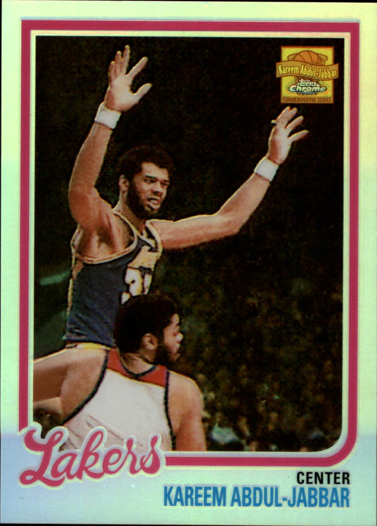 2001-02 Topps Chrome Kareem Abdul-Jabbar Reprints Refractors #12 Kareem Abdul-Jabbar