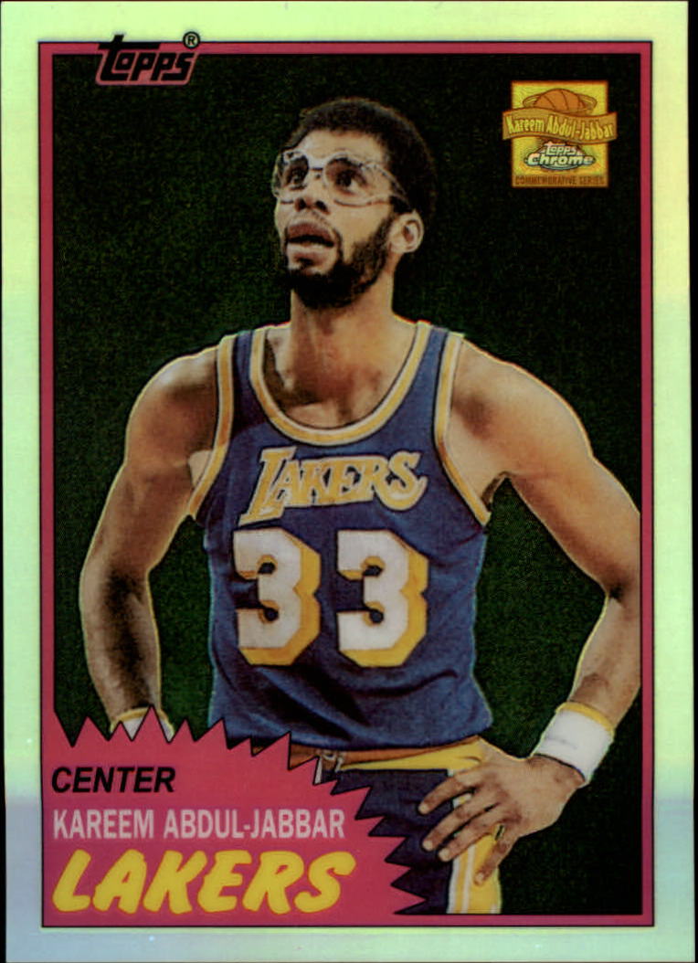 2001-02 Topps Chrome Kareem Abdul-Jabbar Reprints Refractors #13 Kareem Abdul-Jabbar