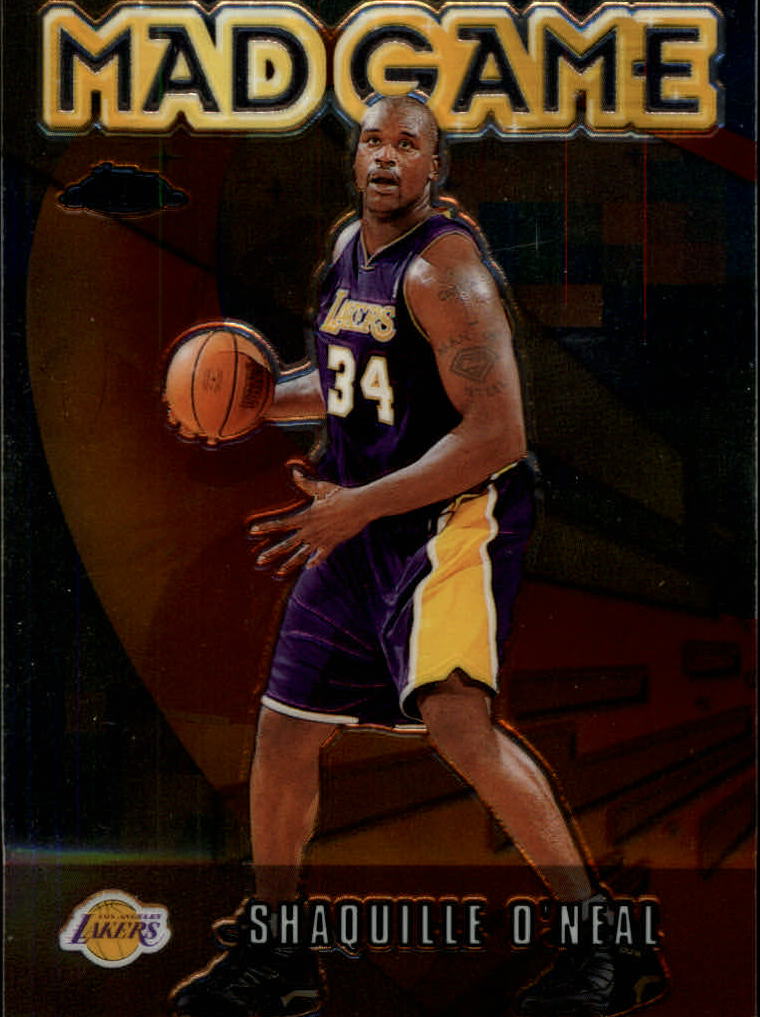 2001-02 Topps Chrome Mad Game #MG2 Shaquille O'Neal