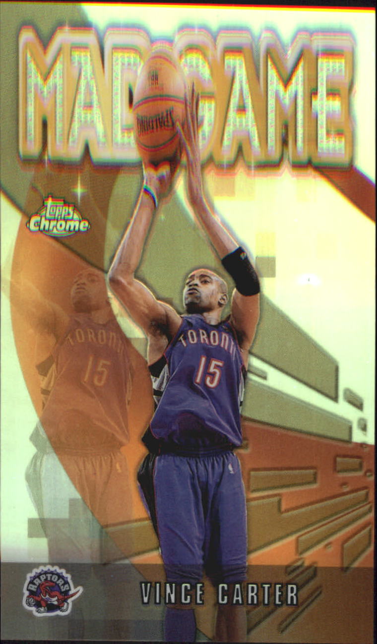 2001-02 Topps Chrome Mad Game Refractors #MG4 Vince Carter