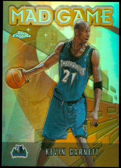 2001-02 Topps Chrome Mad Game Refractors #MG5 Kevin Garnett