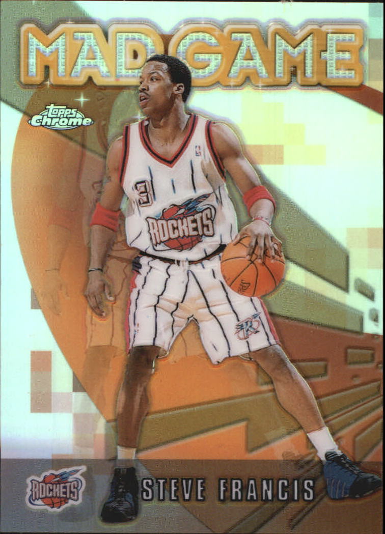 2001-02 Topps Chrome Mad Game Refractors #MG8 Steve Francis