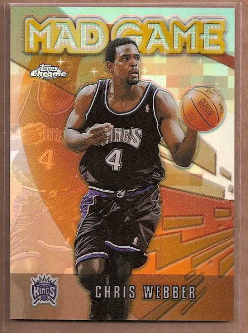 2001-02 Topps Chrome Mad Game Refractors #MG9 Chris Webber