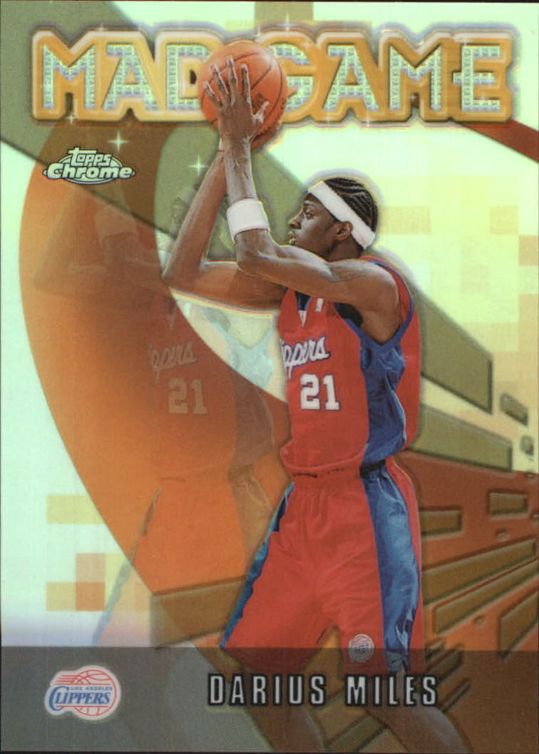 2001-02 Topps Chrome Mad Game Refractors #MG10 Darius Miles