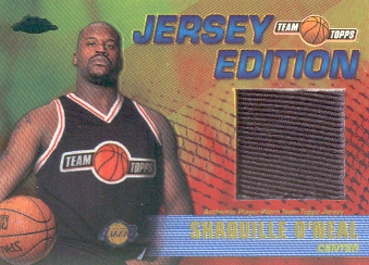 2001-02 Topps Chrome Team Topps Jerseys #TTSO Shaquille O'Neal