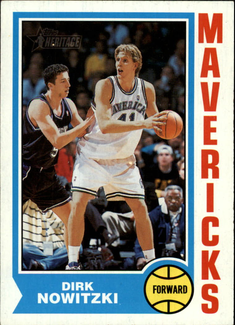 2001-02 Topps Heritage #16 Dirk Nowitzki