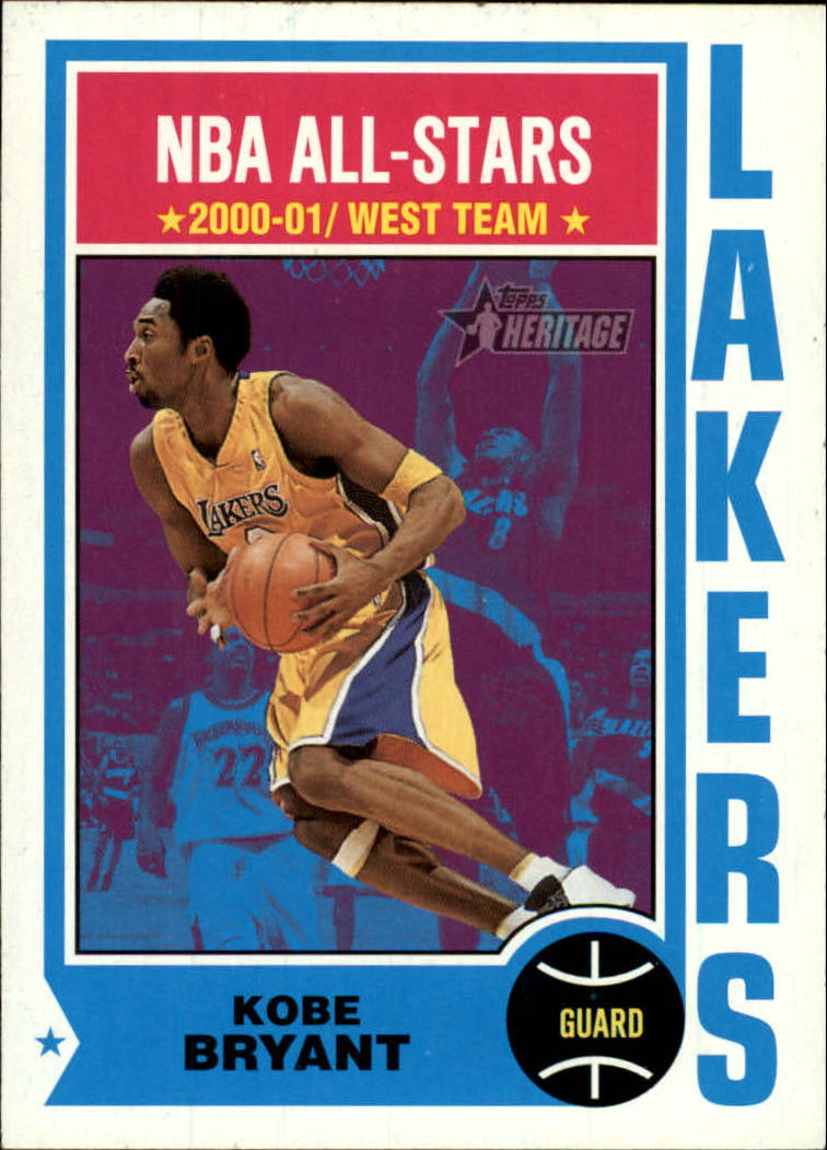 2001-02 Topps Heritage #30 Kobe Bryant