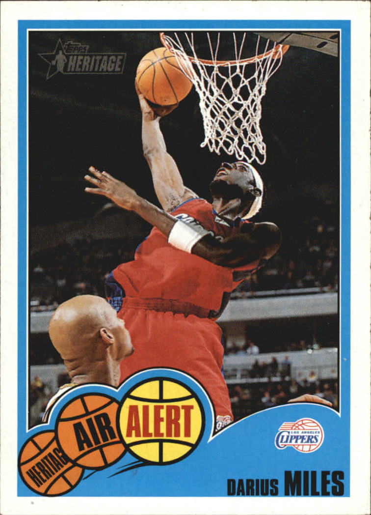 2001-02 Topps Heritage Air Alert #6 Darius Miles