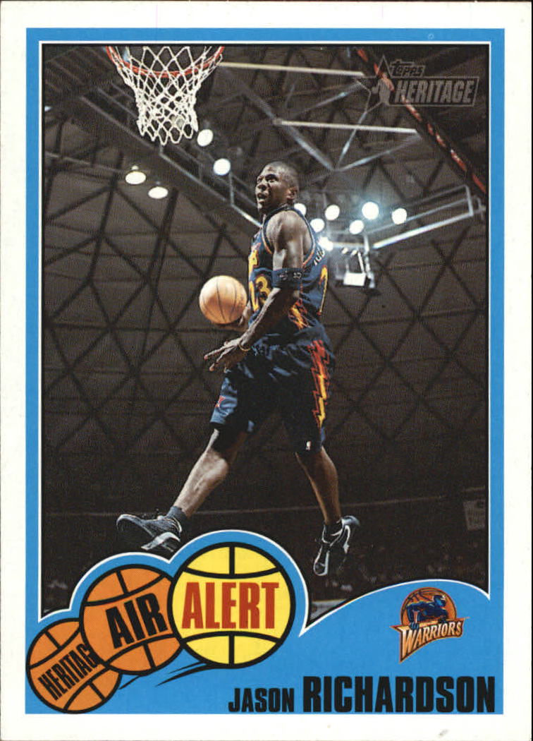 2001-02 Topps Heritage Air Alert #12 Jason Richardson