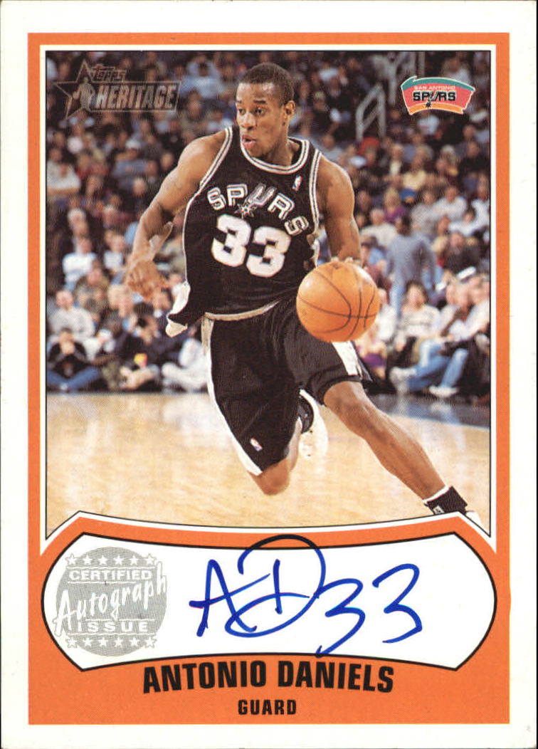 2001-02 Topps Heritage Autographs #1 Antonio Daniels