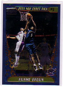 2001-02 Topps Chrome #165 Kwame Brown RC