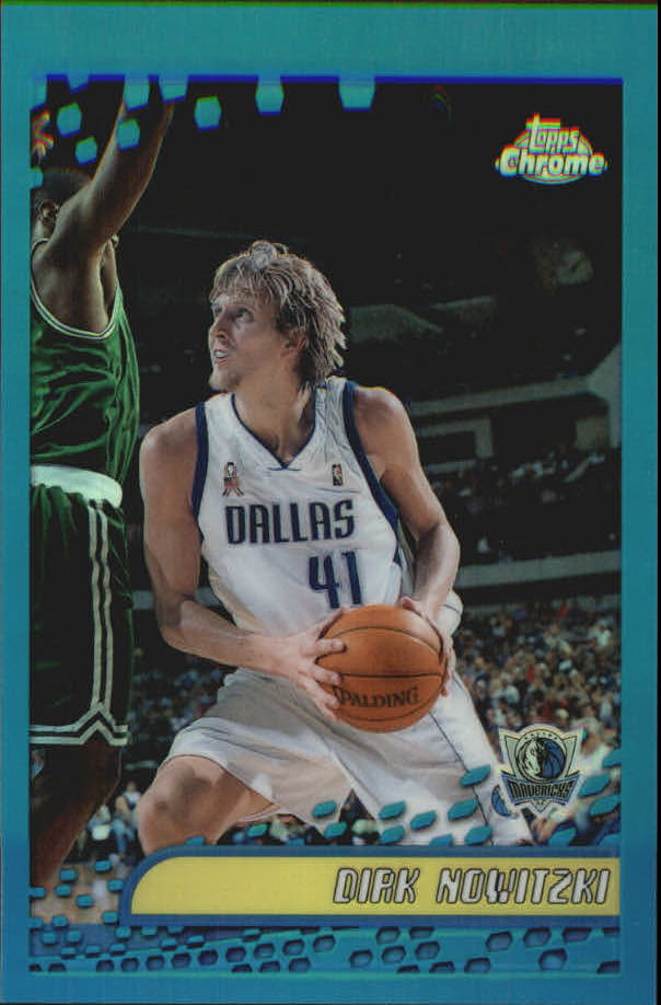 2001-02 Topps Chrome Refractors #49 Dirk Nowitzki
