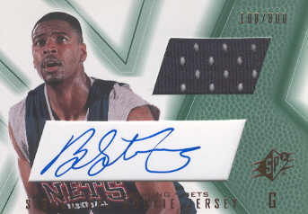 2001-02 SPx #95B Brandon Armstrong JSY AU RC