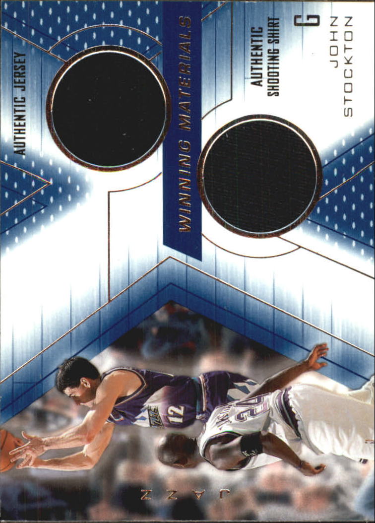 2001-02 SPx Winning Materials #ST2 John Stockton JSY/Shirt