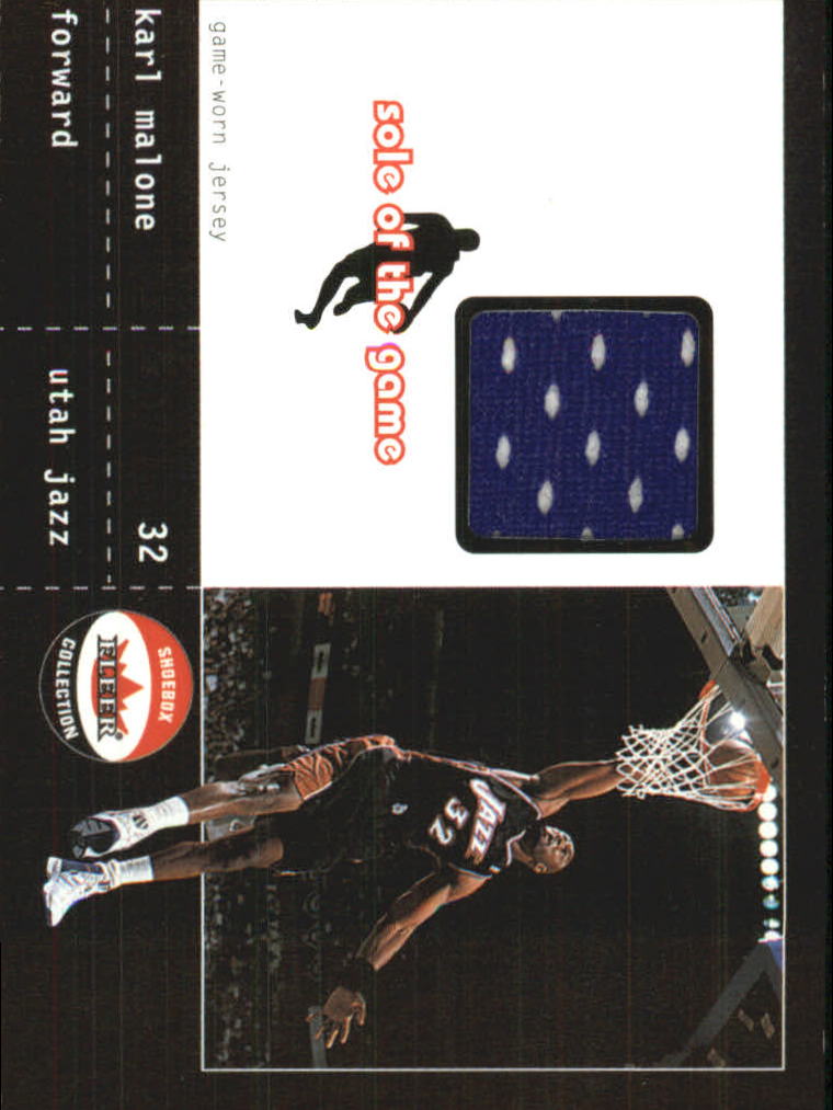 2001-02 Fleer Shoebox Sole of the Game Jersey #6 Karl Malone