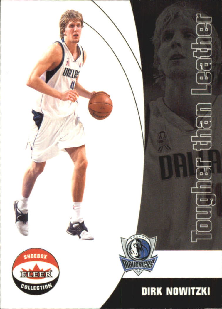 2001-02 Fleer Shoebox Tougher Than Leather #5 Dirk Nowitzki