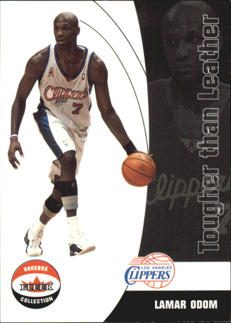 2001-02 Fleer Shoebox Tougher Than Leather #20 Lamar Odom