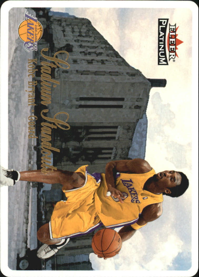 2001-02 Fleer Platinum Stadium Standouts #3 Kobe Bryant