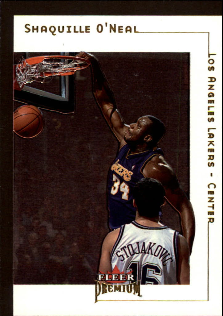 2001-02 Fleer Premium #132 Shaquille O'Neal