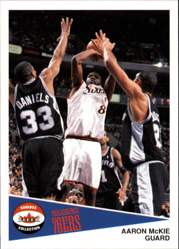 2001-02 Fleer Shoebox #17 Aaron McKie