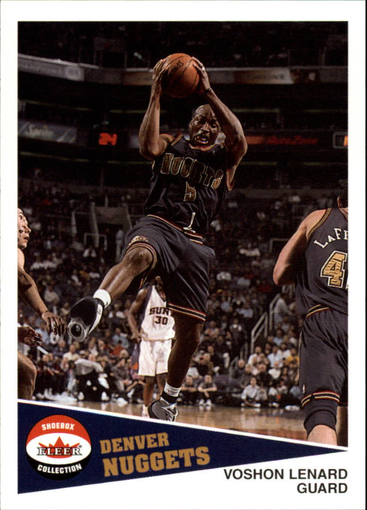 2001-02 Fleer Shoebox #34 Voshon Lenard