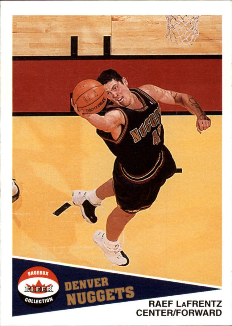 2001-02 Fleer Shoebox #39 Raef LaFrentz