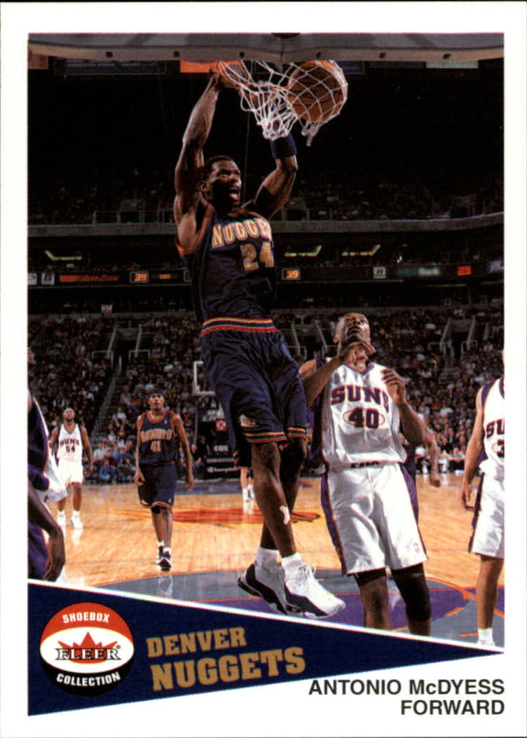 2001-02 Fleer Shoebox #63 Antonio McDyess