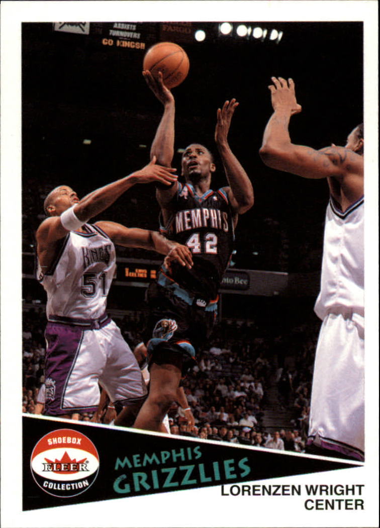 2001-02 Fleer Shoebox #90 Lorenzen Wright