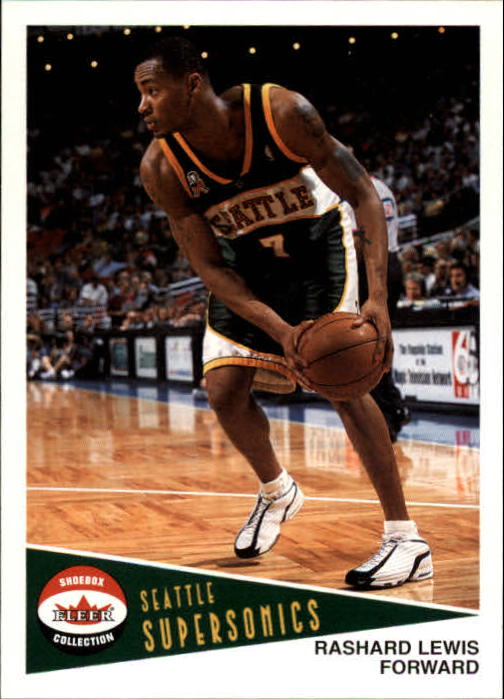 2001-02 Fleer Shoebox #106 Rashard Lewis