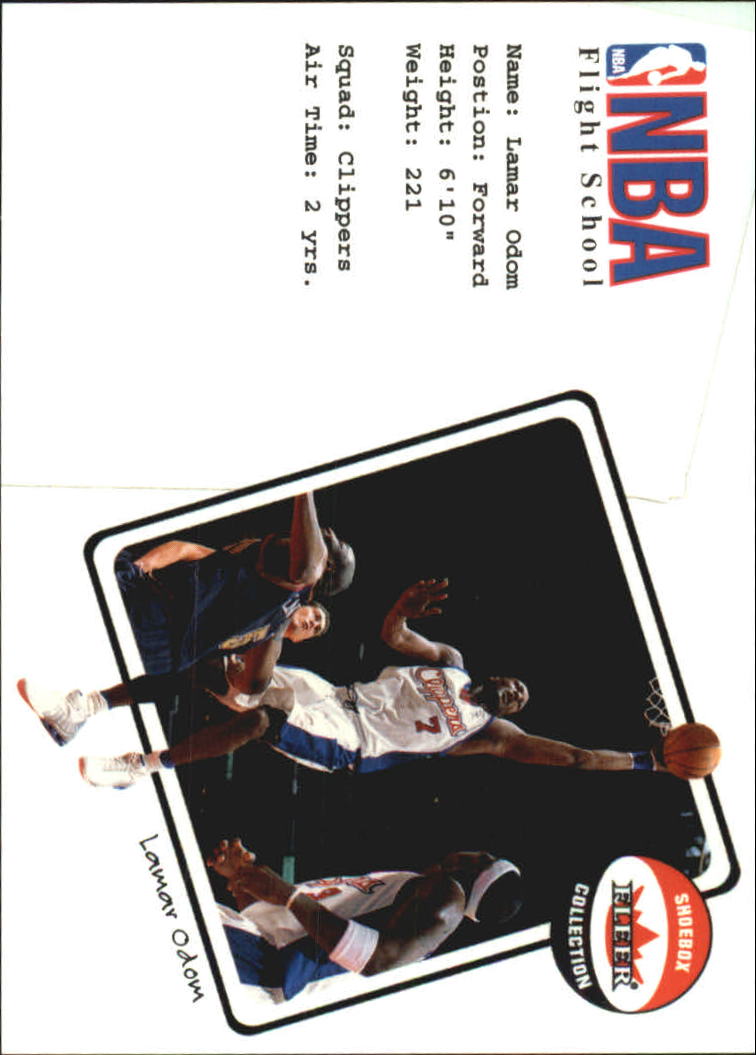 2001-02 Fleer Shoebox NBA Flight School #9 Lamar Odom