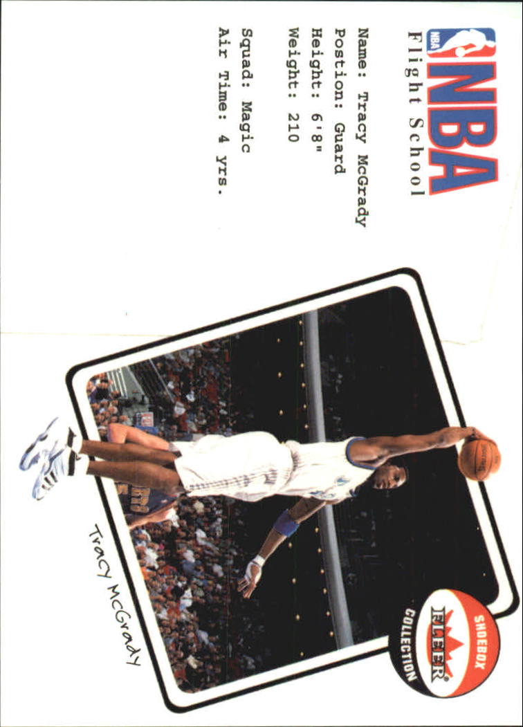 2001-02 Fleer Shoebox NBA Flight School #12 Tracy McGrady