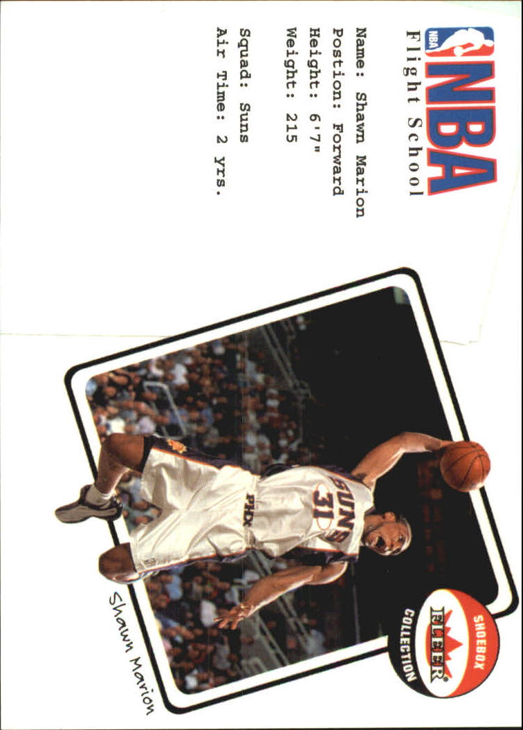 2001-02 Fleer Shoebox NBA Flight School #13 Shawn Marion