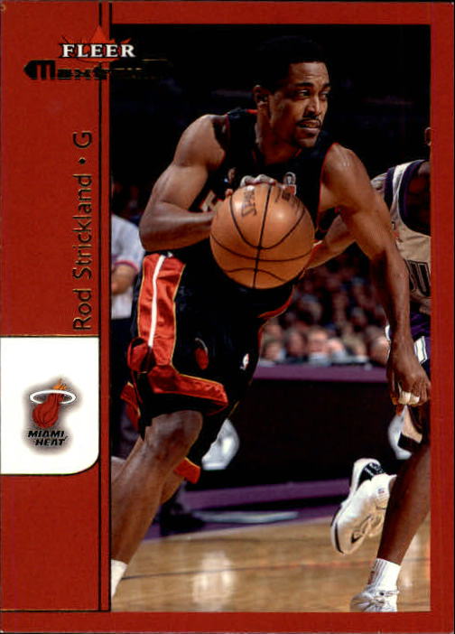2001-02 Fleer Maximum #42 Rod Strickland