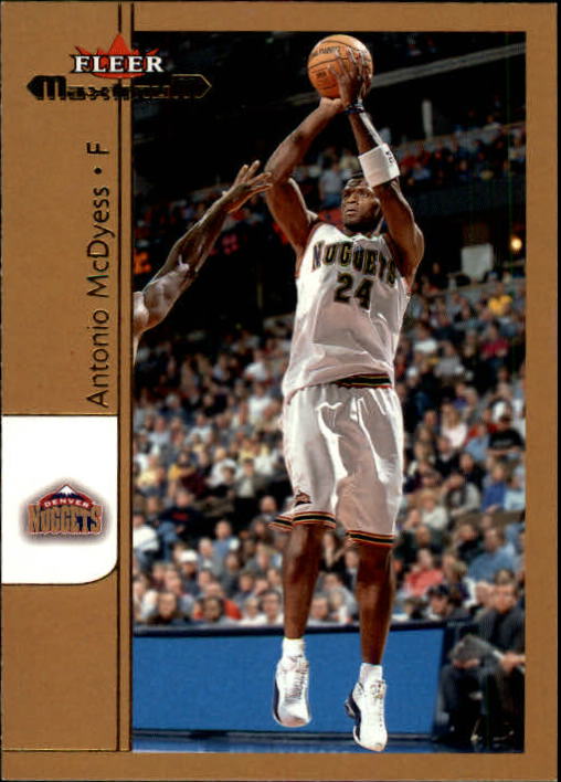 2001-02 Fleer Maximum #50 Antonio McDyess
