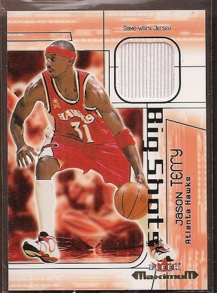 2001-02 Fleer Maximum Big Shots Jerseys #4 Jason Terry