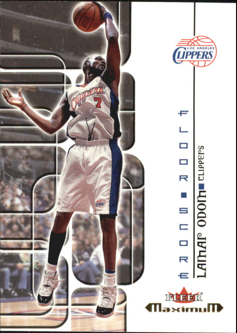 2001-02 Fleer Maximum Floor Score #2 Lamar Odom