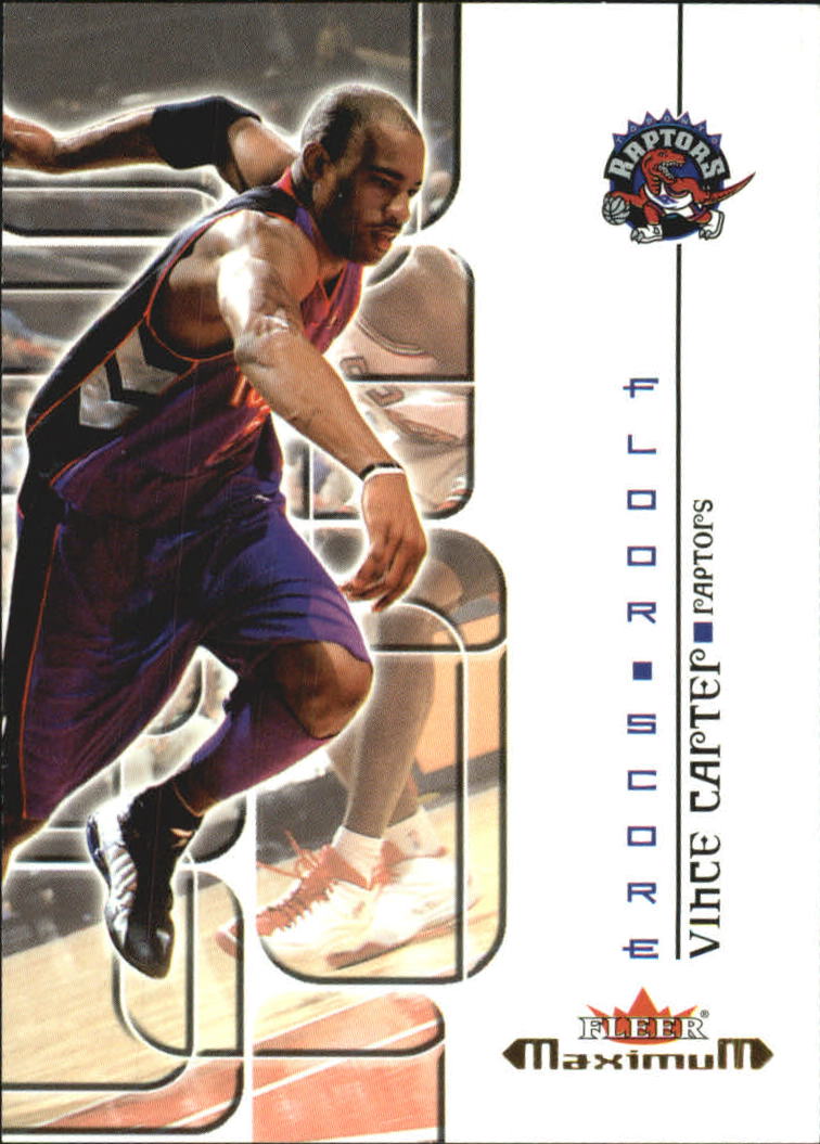 2001-02 Fleer Maximum Floor Score #10 Vince Carter