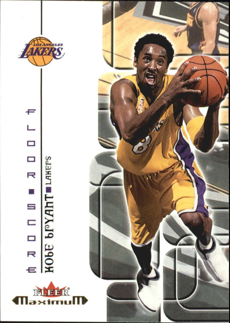 2001-02 Fleer Maximum Floor Score #13 Kobe Bryant
