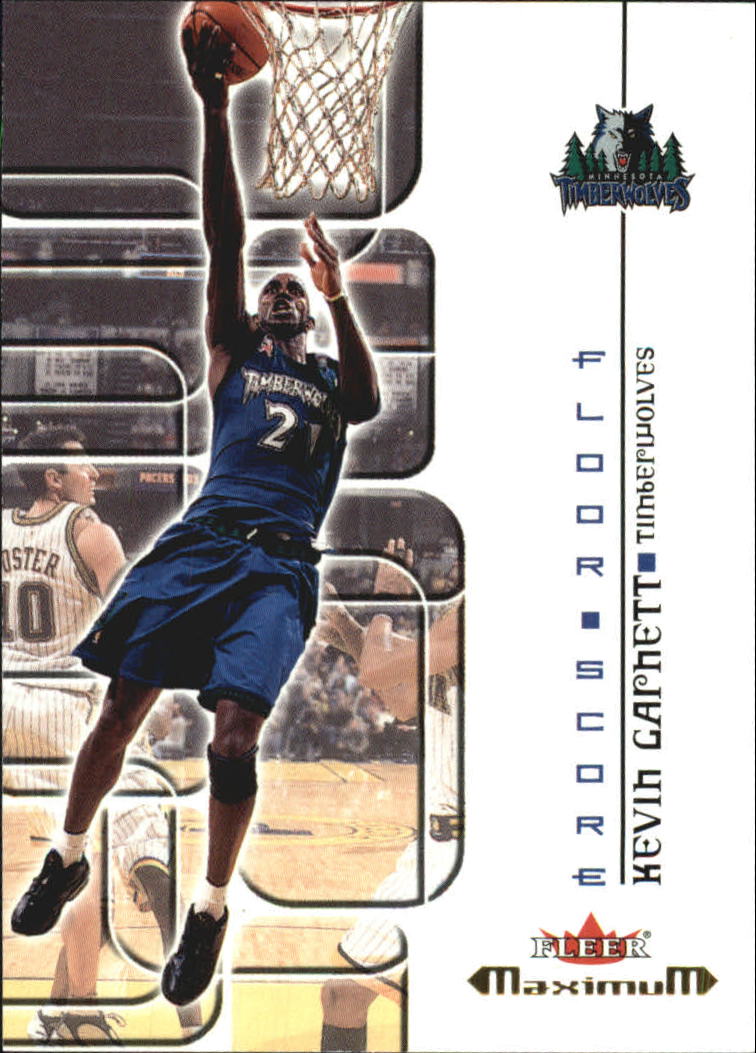 2001-02 Fleer Maximum Floor Score #14 Kevin Garnett