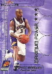 2001-02 Fleer Maximum Power #14 Stephon Marbury