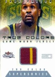 2001-02 Fleer Force True Colors Jerseys Two Color #14 Gary Payton