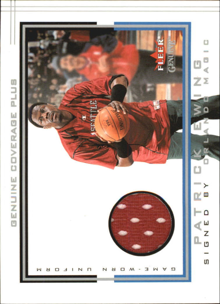 2001-02 Fleer Genuine Coverage Plus #7 Patrick Ewing
