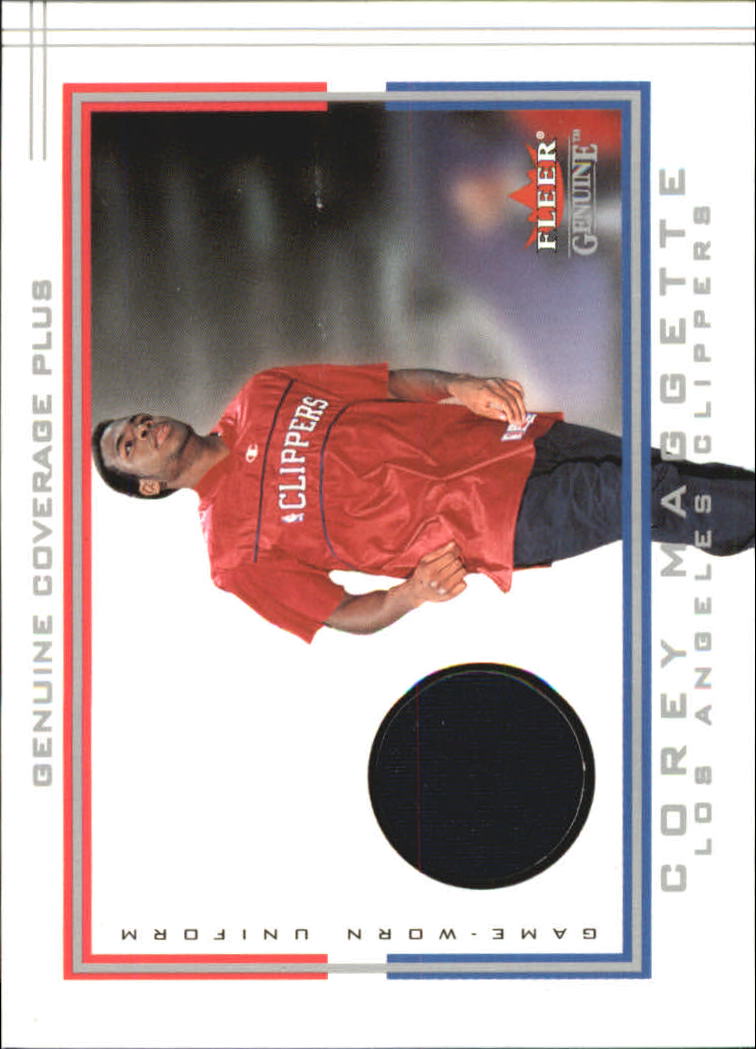2001-02 Fleer Genuine Coverage Plus #15 Corey Maggette