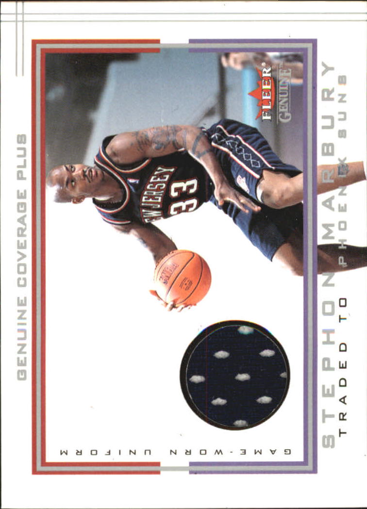 2001-02 Fleer Genuine Coverage Plus #16 Stephon Marbury