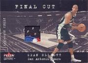 2001-02 Fleer Genuine Final Cut #4 Sean Elliott