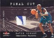 2001-02 Fleer Genuine Final Cut #34 David Wesley