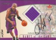 2001-02 Fleer Genuine Names of the Game #2 Vince Carter