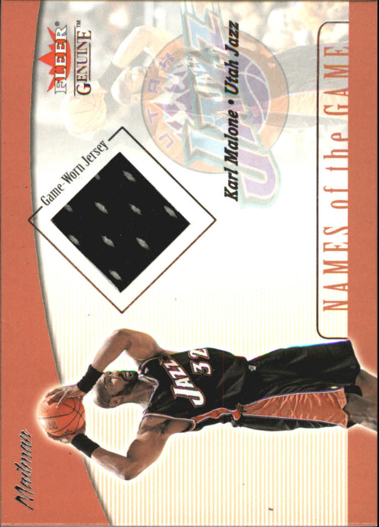 2001-02 Fleer Genuine Names of the Game #7 Karl Malone