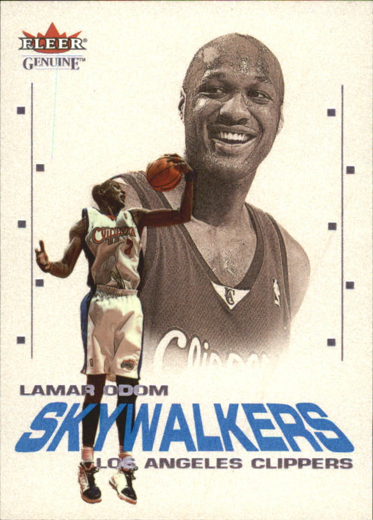 2001-02 Fleer Genuine Skywalkers #SW2 Lamar Odom