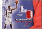 2001-02 Fleer Exclusive Letter Perfect Varsity #9 Lamar Odom